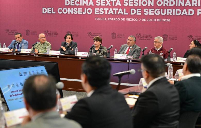 Fortalece Delfina Gómez coordinación entre gobiernos para avanzar en seguridad del Edomex