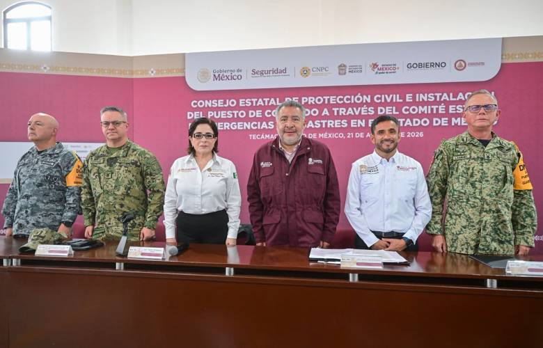 Refuerzan Edomex y Fuerzas Armadas operativo ante lluvias y “El Niño”
