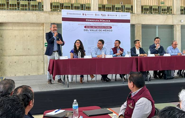 Convoca EdoMéx a participar en actualización del Programa Metropolitano del Valle de México