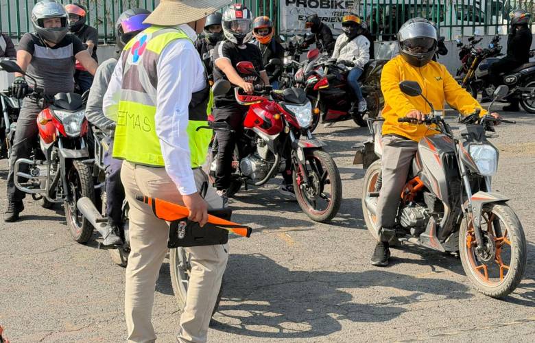Supera Edoméx las 128 mil certificaciones para motociclistas en favor de la seguridad vial