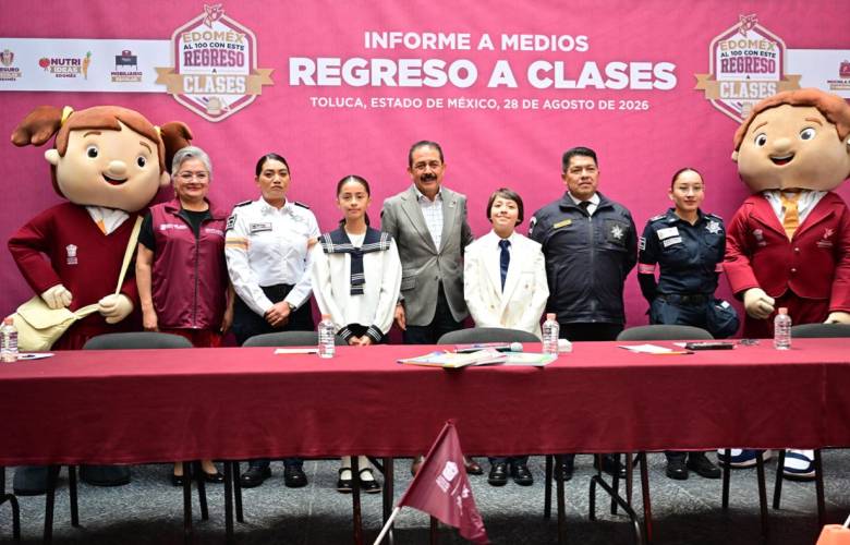 Prepara Edomex regreso a clases para más de 4.2 millones de estudiantes