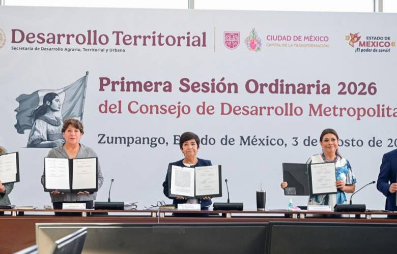 Consolida agenda metropolitana EDOMEX con CDMX, Hidalgo y Morelos para mejorar la calidad de vida de 22.7 millones de habitantes