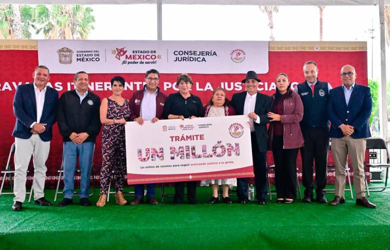 Alcanzan Caravanas por la Justicia Social un millón de trámites en el Estado de México