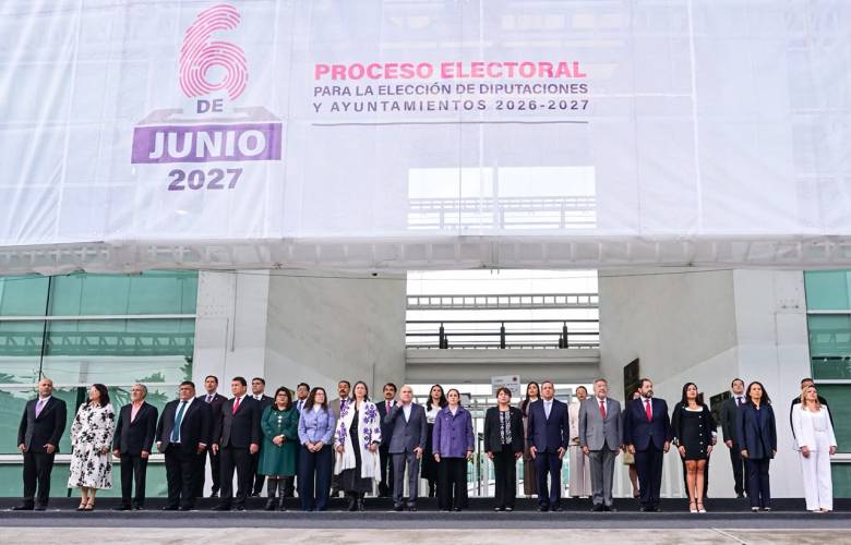 Acompaña Delfina Gómez inicio del proceso electoral para renovar diputaciones y ayuntamientos