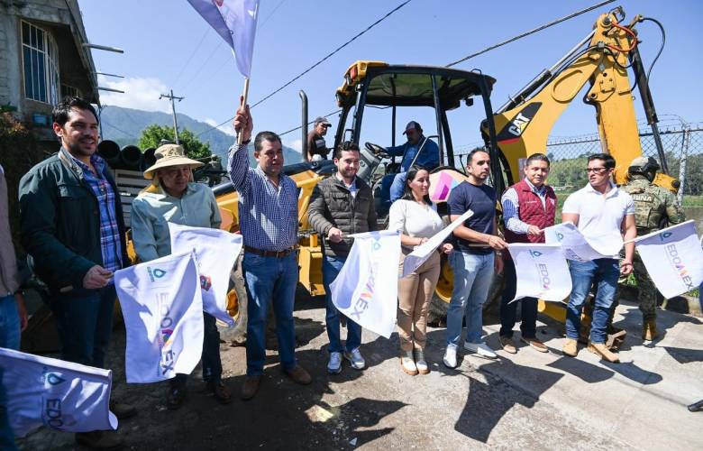 Inician en Edomex obra de drenaje del plan integral de abastecimiento de agua potable al valle de México 