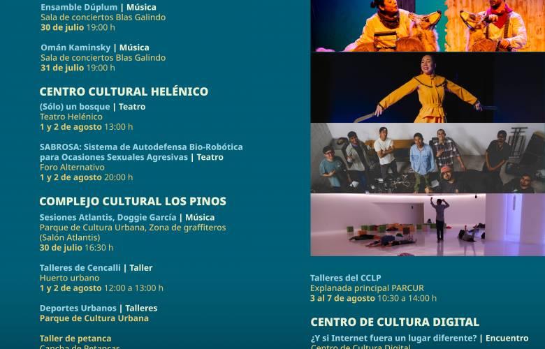 Secretaría de Cultura presenta su cartelera de verano en la CDMX