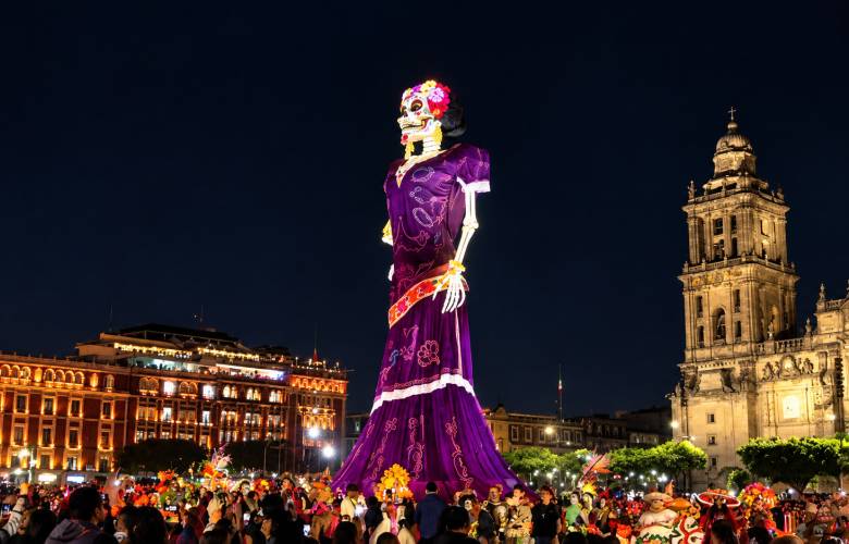 Rompe Ciudad de México récord Guinness con la Catrina más alta del mundo