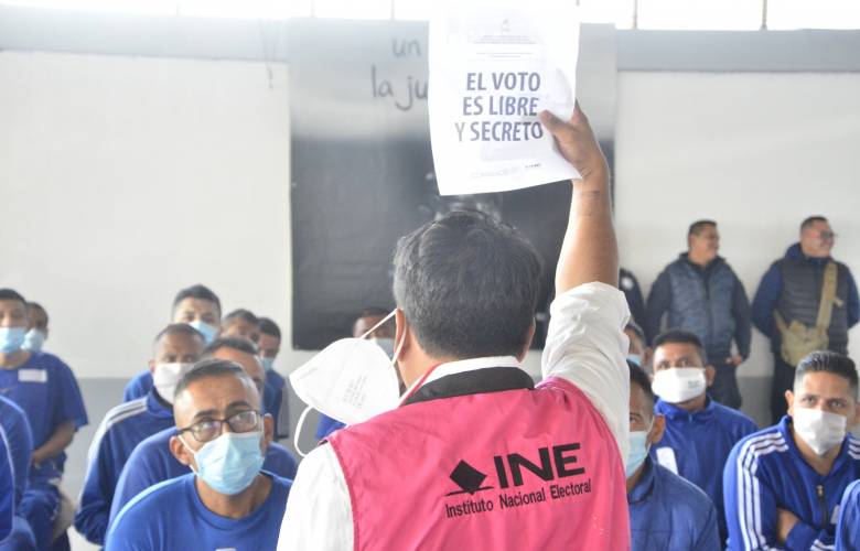 Votaron 4,517 personas en centros penitenciarios