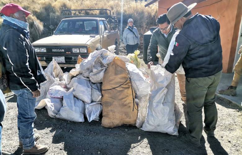 Aplican intensa jornada de limpieza  al Nevado de Toluca