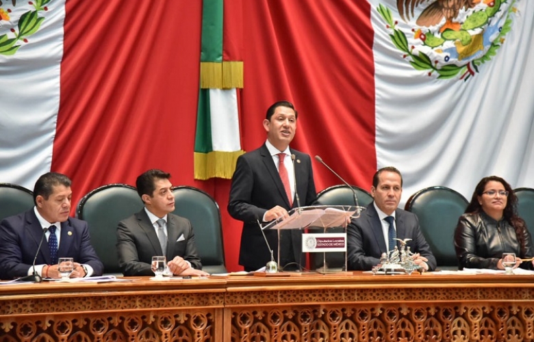 En presencia de los titulares de los tres poderes públicos, inicia séptimo periodo ordinario de la legislatura mexiquense