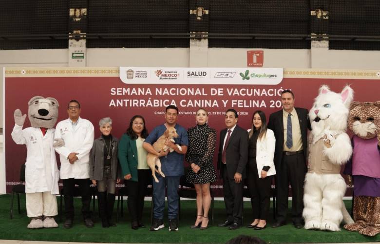 Impulsa EdoMéx campaña de vacunación antirrábica con más de mil 500 módulos