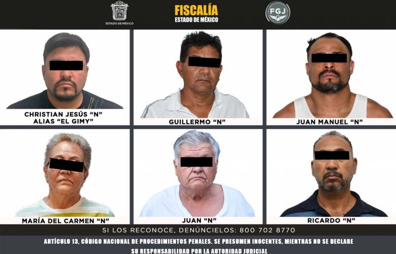 Obtiene FGJEM secta vinculación a proceso contra de 6 objetivos prioritarios en operación 