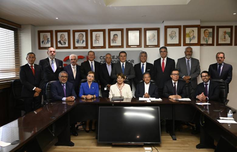 Se reúne Delfina Gómez con el consejo coordinador empresarial para detallar propuestas en seguridad y competitividad económica 