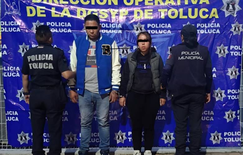 Detiene Toluca a presuntos asaltantes tras activación de Botón de Pánico