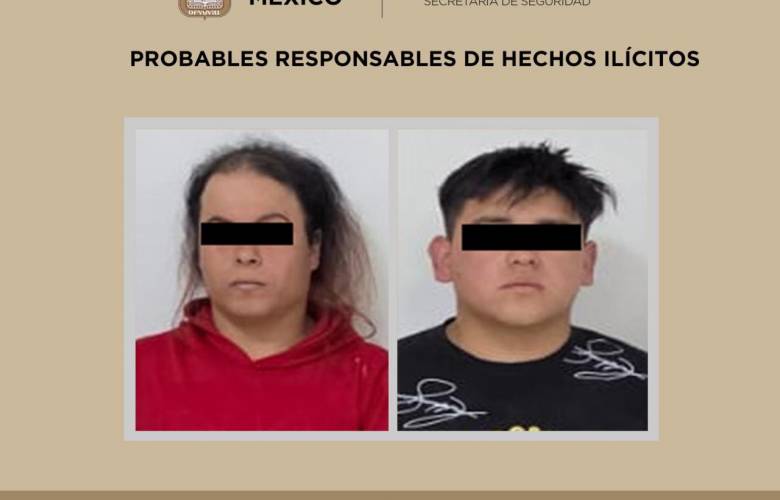 Detienen a dos presuntos extorsionadores y generadores de violencia vinculados a un grupo de Michoacán