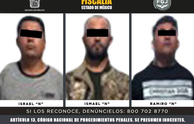 Detienen a 3 implicados en secuestro en Tejupilco, donde murió un policía estatal