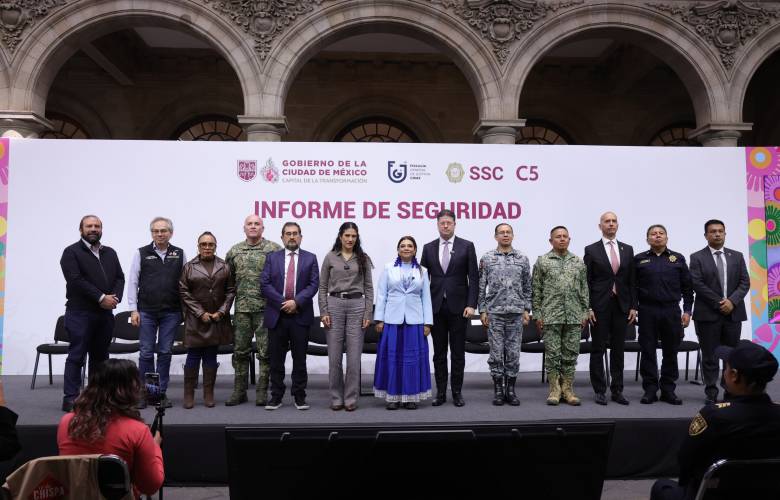 Reporta CDMX mínimo histórico de homicidios en septiembre y reducción de delitos de alto impacto
