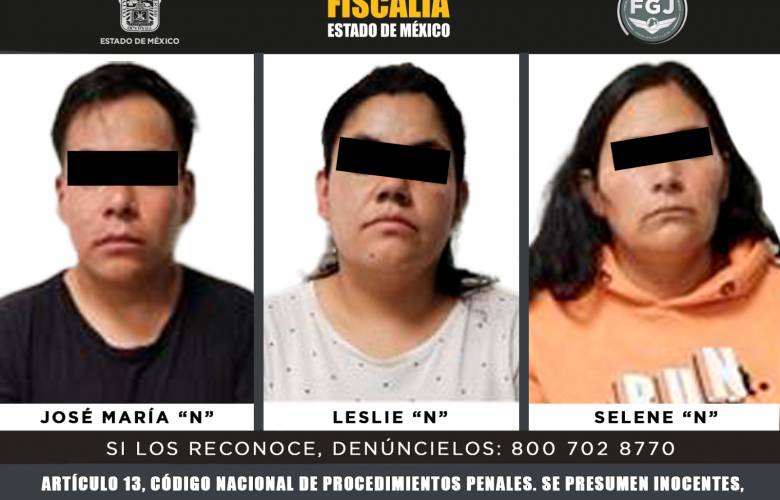 FGJEM vincula a proceso a dos mujeres y un hombre por el homicidio de un hombre en Chalco