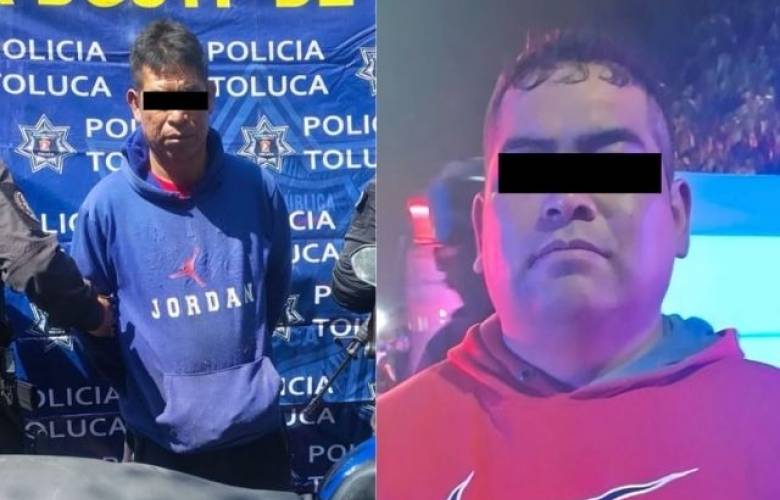 Asegura Policía de Toluca dos motocicletas con reporte de robo y detiene a dos personas