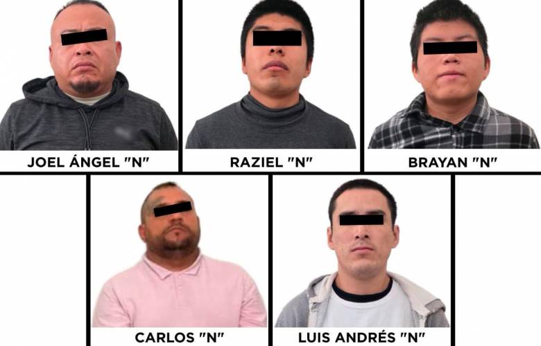 Caen cinco sujetos investigados por homicidio al interior de un centro de rehabilitación