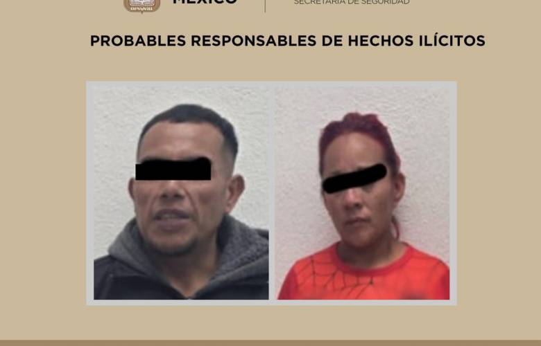 Detiene SSEM a dos presuntos extorsionadores en Tenango del Valle