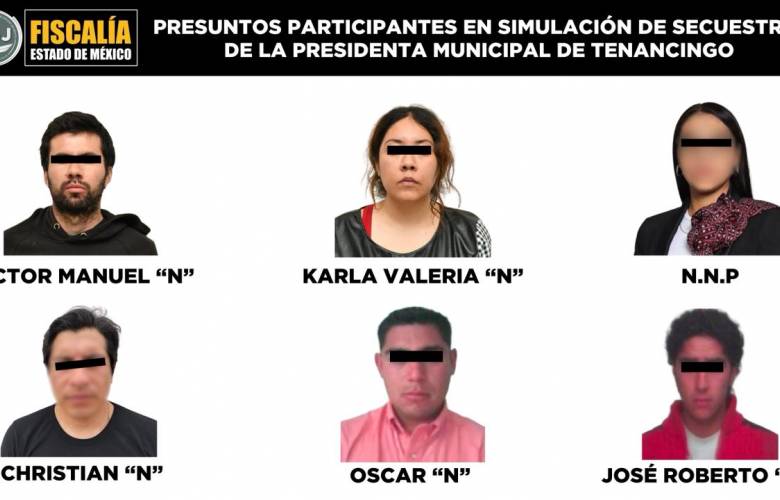 Imputa FGJEM a seis personas por presunta simulación de secuestro de alcaldesa de Tenancingo