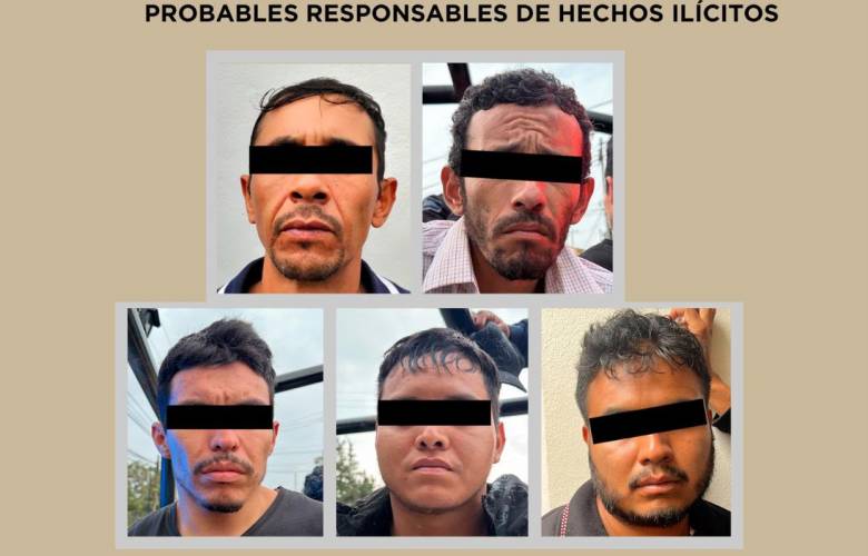 Detienen a 12 personas por presunto robo de mercancía en Ixtlahuaca