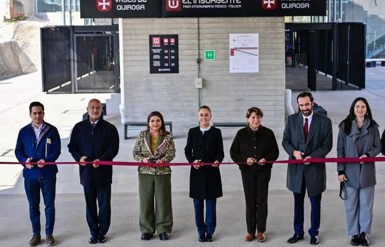Inauguran estaciones Vasco de Quiroga y Observatorio del tren “El Insurgente”