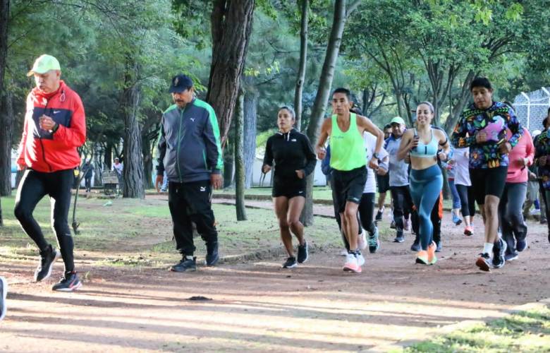 Primer entrenamiento para corredores rumbo al Maratón Alfeñique 2023 fue un éxito