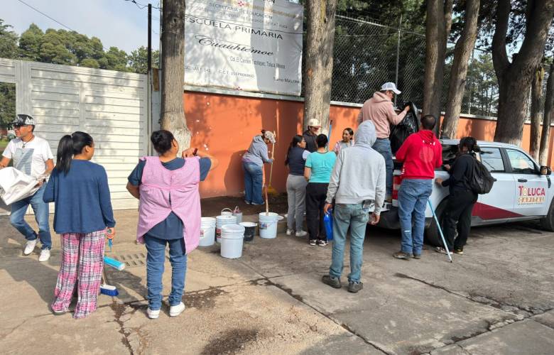 Refuerza Toluca recuperación de espacios públicos y escuelas con jornadas comunitarias