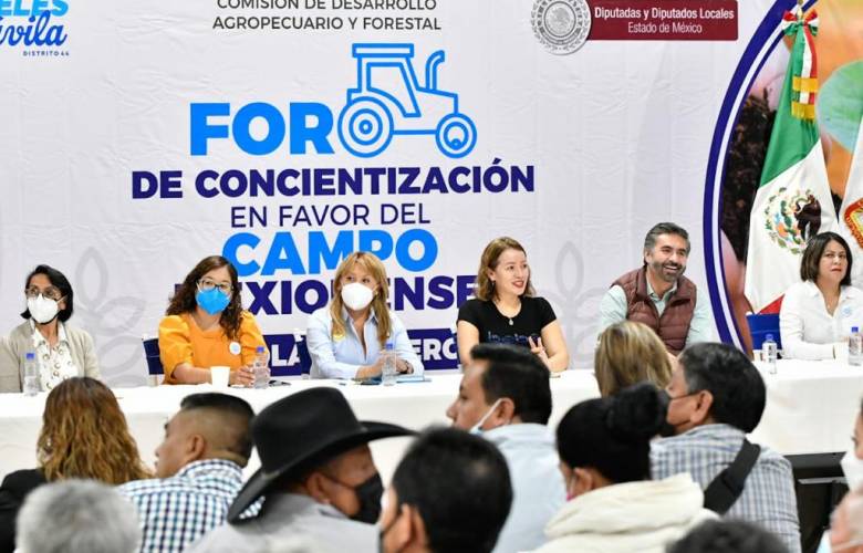 Promueven legisladoras sustentabilidad del campo mexiquense