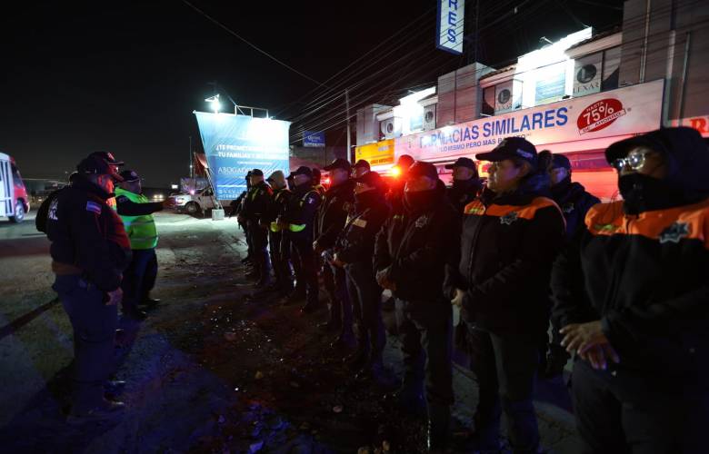 Mantiene Almoloya de Juárez operativos en el transporte público