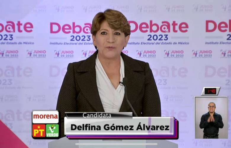 Después de 100 años, el Pueblo gobernará el Edomex, asegura Delfina tras debate