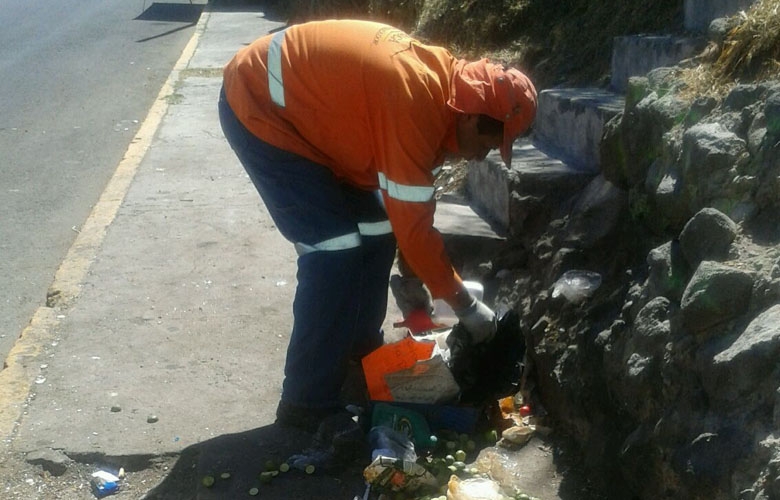 Atiende h. ayuntamiento denuncia ciudadana sobre tiradero de basura en san miguel apinahuizco