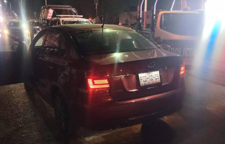 Policía Municipal recupera en Acolman vehículo robado en Ecatepec