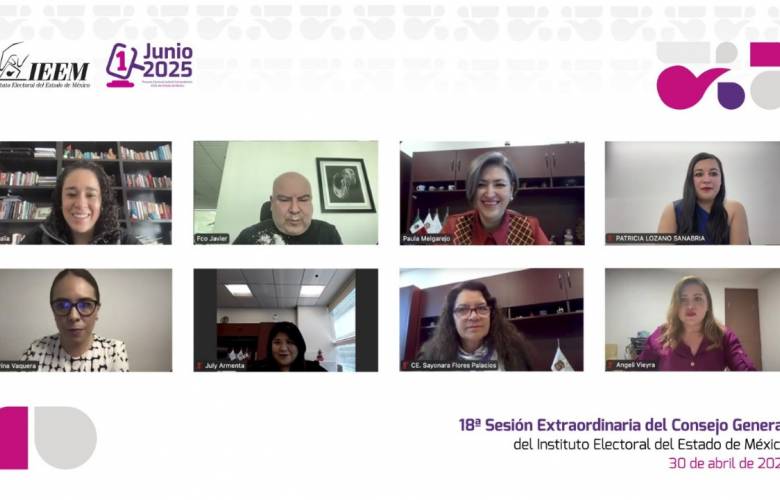 IEEM aprueba acuerdos para la verificación de medidas de seguridad y cómputos para la elección 2025 