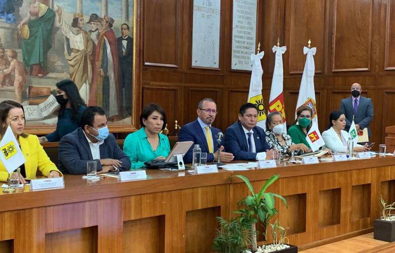 Presentan agenda legislativa PVEM, PRD, PT e independientes a favor de los mexiquenses