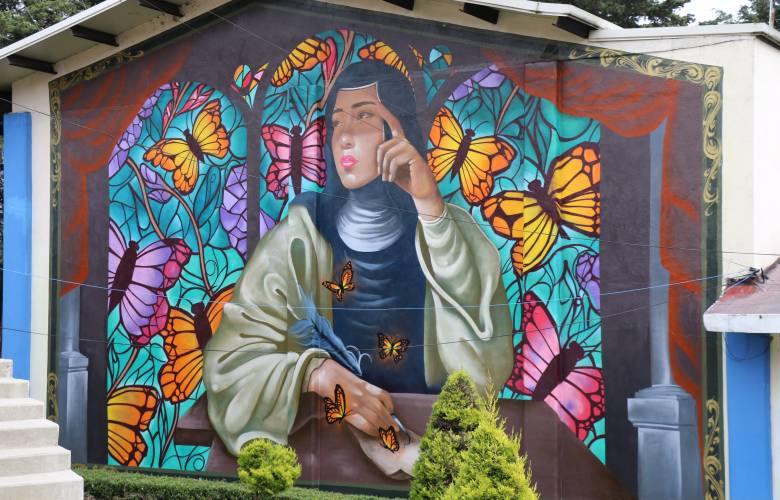 Rescatan espacios públicos abandonados y pintan murales en Huixquilucan 