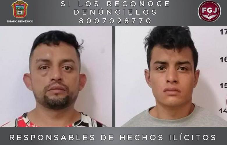 20 años de prisión a dos sujetos por robo de vehículo en Ecatepec