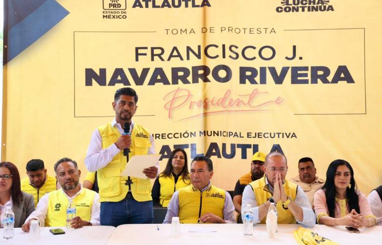 Renueva PRD dirigencias en la región de los volcanes y llama a fortalecer trabajo territorial