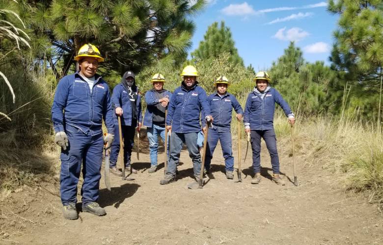 Consolida Toluca su brigada forestal por ser un escudo verde para frenar incendios y proteger áreas boscosas