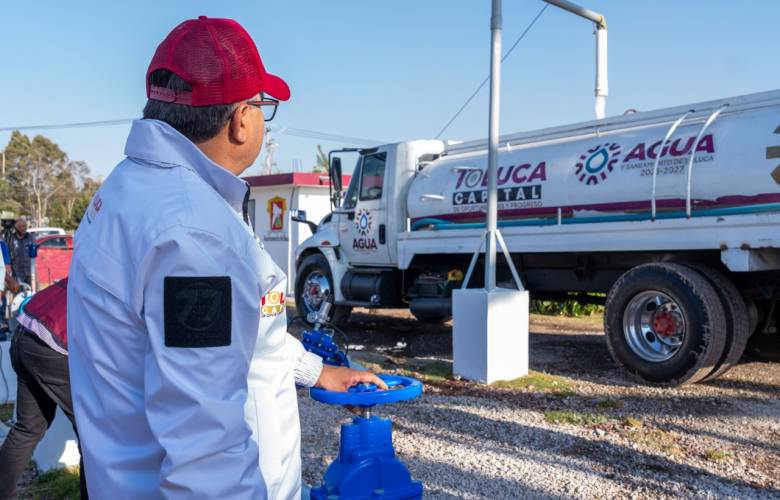 Refuerza Ricardo Moreno el abastecimiento de agua con la rehabilitación del Pozo La Pila