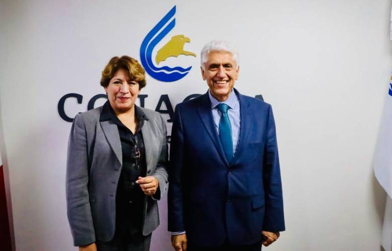 Delfina comienza reunión con el Director General de Conagua
