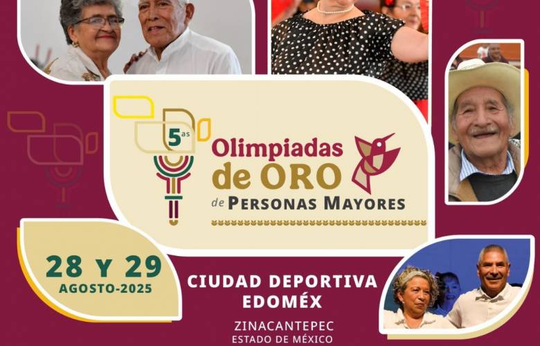 ¡EdoMéx, sede de olimpiada para adultos mayores! participarán más de mil 500 personas de todo el país