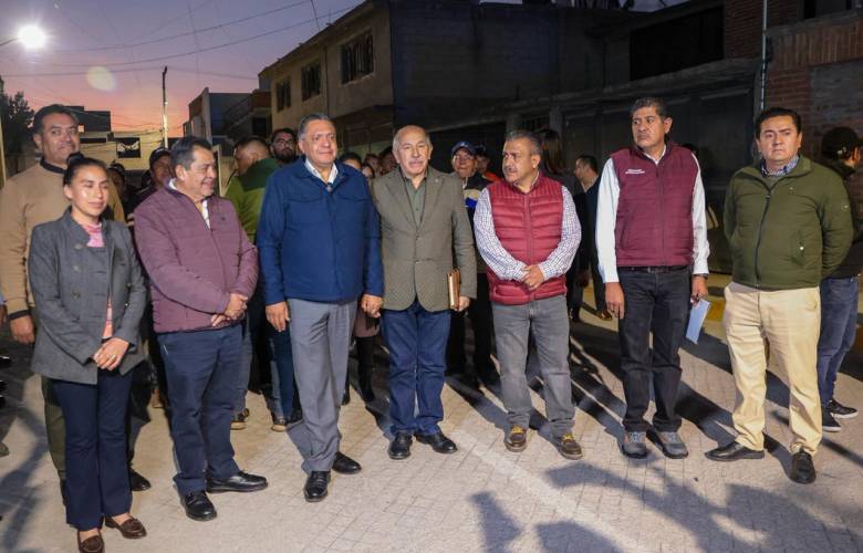 Fortalece Toluca movilidad en San Buenaventura con pavimentación de 5 de Mayo