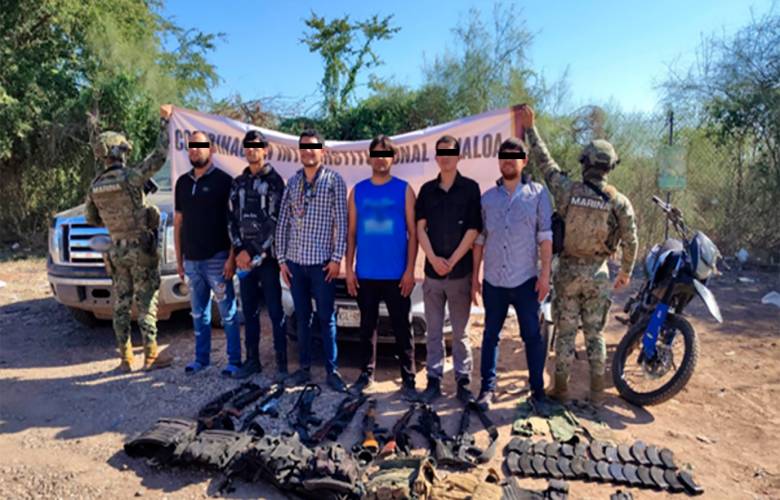 Desmantelan células delictivas y aseguran drogas y armas en Sinaloa
