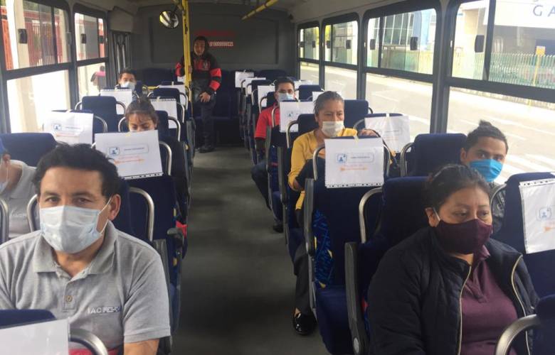 Transporte público trabajara al 80% de su capacidad en el edoméxÂ 