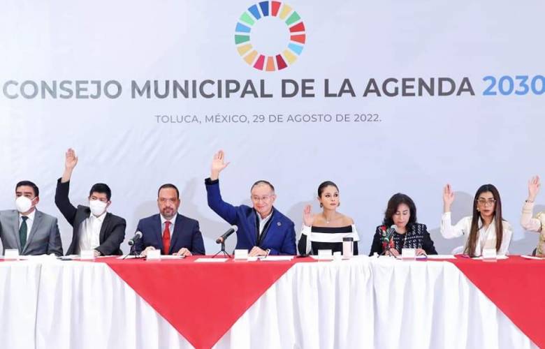 Instala Toluca su Consejo Municipal para el Seguimiento a la Implementación de la Agenda 2030.