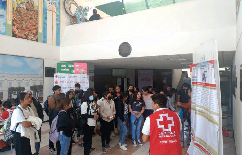 Más de 2 mil 500 personas capacitó Cruz Roja Estado de México en Reducción de Riesgos de Desastres
