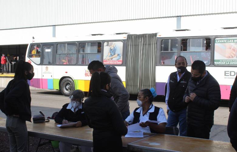 Se aplican pruebas rápidas para detectar coronavirus en el Mexibús